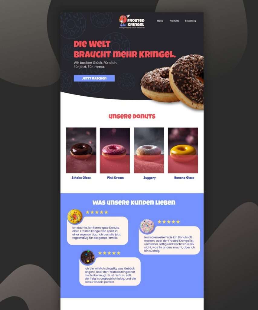 Portfolio Markenauftritt Donutladen Köln