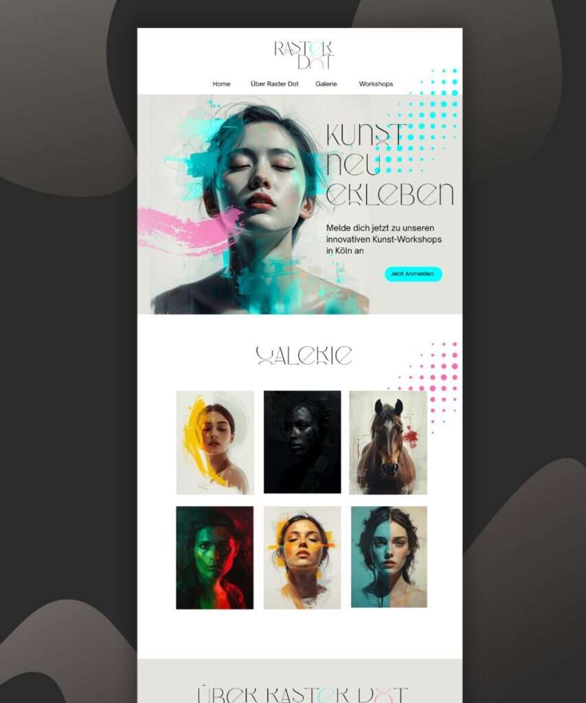 Portfolio Markenauftritt Kunst Galerie Köln